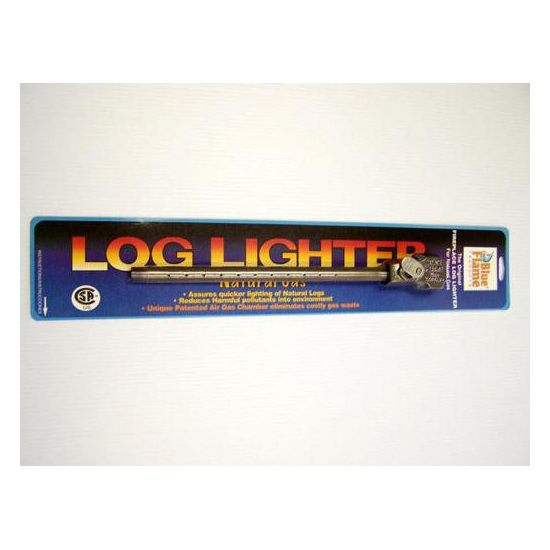 Angled Log Lighter for Natural Gas