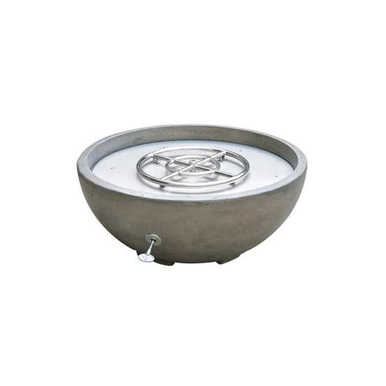 30" Adobe Fire Bowl in Grey