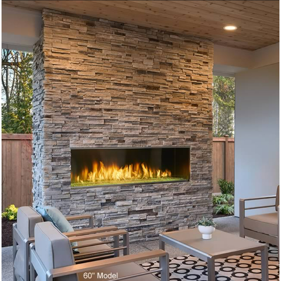 Sleek Outdoor Lifestyle Lanai 60" Outdoor Gas Fireplace