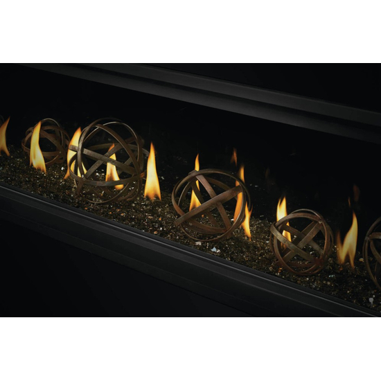 Napoleon Vector-LV50N-2-Series Direct Vent Gas Fireplace with Wrought Iron Globes