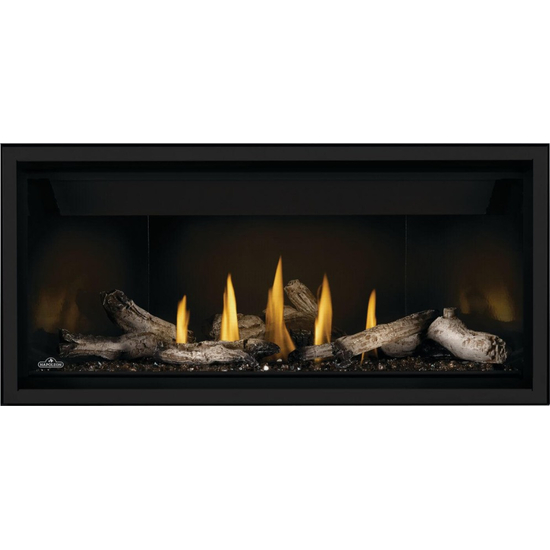 Napoleon Ascent Linear Premium-BLP42NTE-Direct Vent Gas Fireplace with Driftwood High Definition Logs