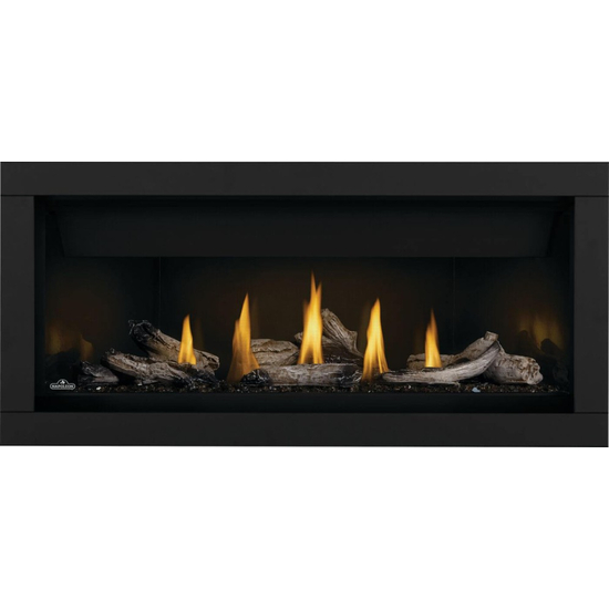 Napoleon Ascent Linear Premium-BLP46NTE-Direct Vent Gas Fireplace with Beach Fire Kit