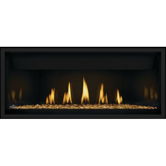 Napoleon Ascent Linear Premium-BLP46NTE-Direct Vent Gas Fireplace with Clear Glass Beads