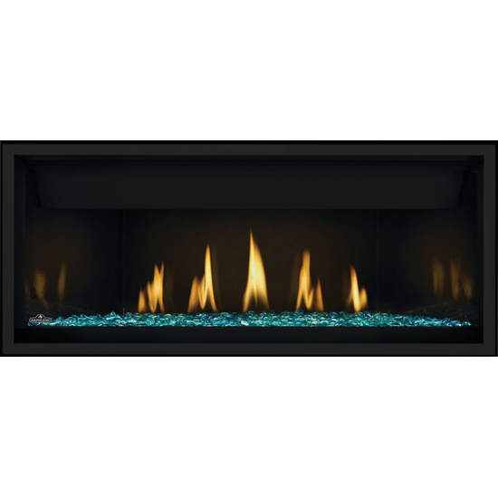 Napoleon Ascent Linear Premium-BLP46NTE-Direct Vent Gas Fireplace with Blue Glass Beads