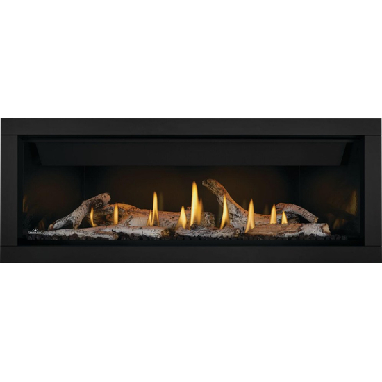 Napoleon Ascent Linear Premium-BLP56NTE-Direct Vent Gas Fireplace with Driftwood High Definition Logs