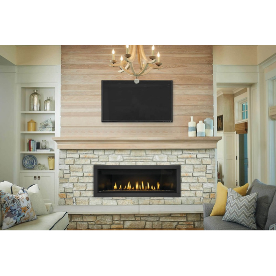 Napoleon Ascent Linear Series-BL56NTE-Direct Vent Gas Fireplace 56 Inch Installed