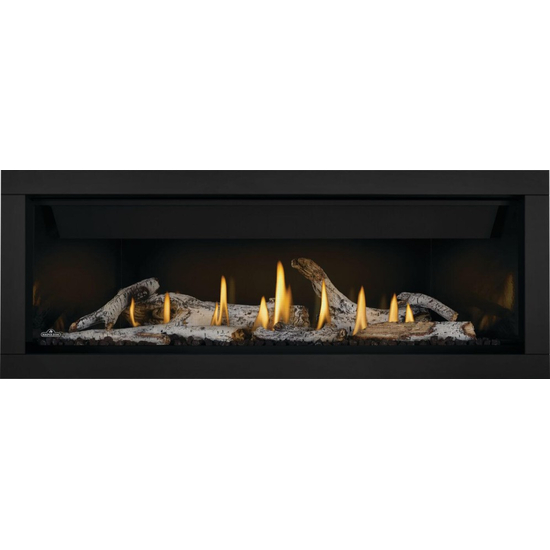 Napoleon Ascent Linear Premium-BLP56NTE-Direct Vent Gas Fireplace with Birch Log Kit