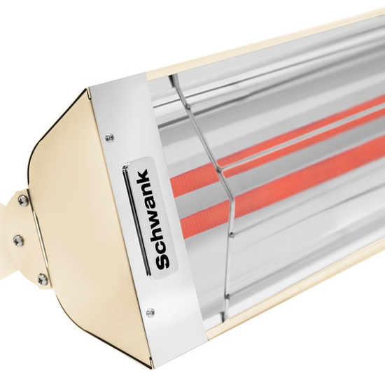 ElectricSchwank Indoor Outdoor Heater Model ESD-4039 Stainless Steel | 4000 Watts | 240 V Close Up