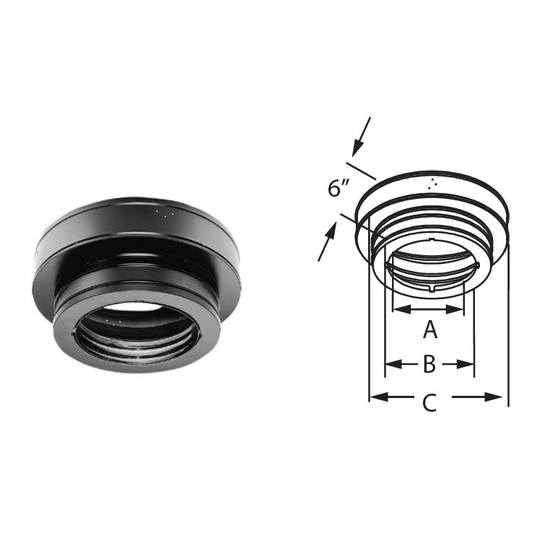 Round Ceiling Support Box Size