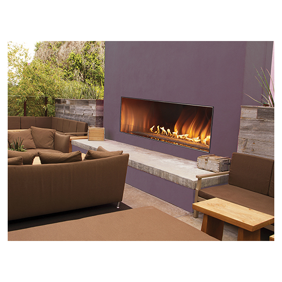 White Mountain Hearth Carol Rose Coastal Collection Linear 48" Outdoor Fireplace
