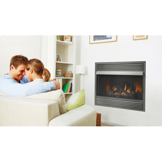 Napoleon Grandville 42 Inches Vent Free Gas Fireplace-GVF42 Installed