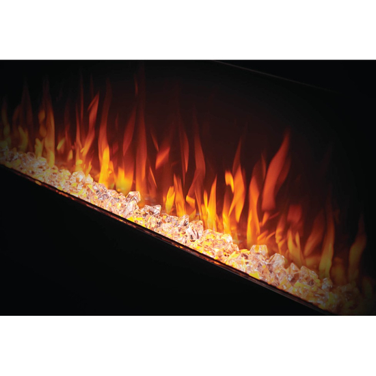 Napoleon Harsten 50 Inches Electric Linear Fireplace-NEFL50HF-BT Close Up