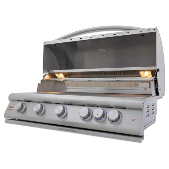Blaze LTE 40" Gas Grills Freestanding with Spring Assisted Hood Facing Left Hood Only
