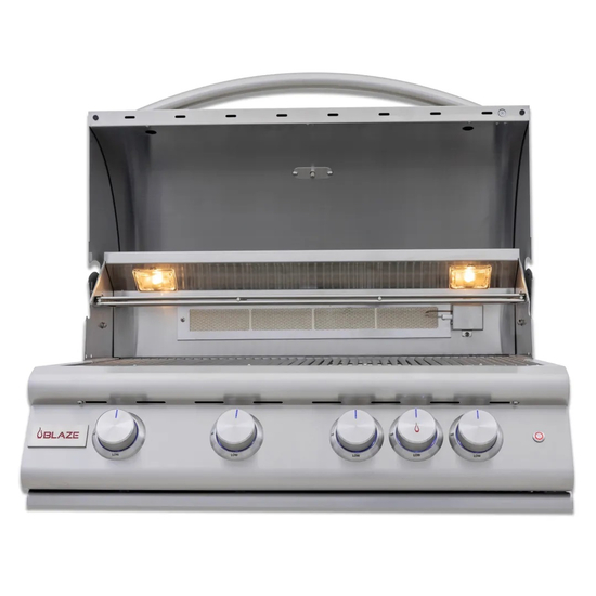 Blaze LTE 32" Gas Grills Freestanding with Spring Assisted Hood Open Hood Head Only
