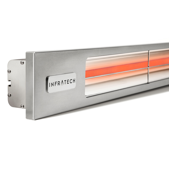 29.50 Inches Slimline Series Single Element 1600 W and 208 V Heater Stainless Close Up
