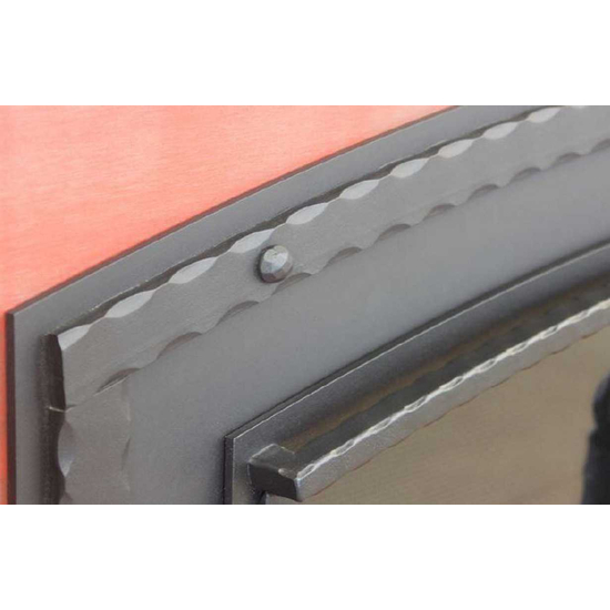 Banding With Rivets On Denali Fireplace Door