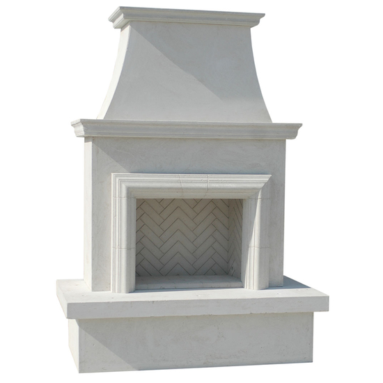 Contractor Model with Moulding Outdoor Gas Fireplace