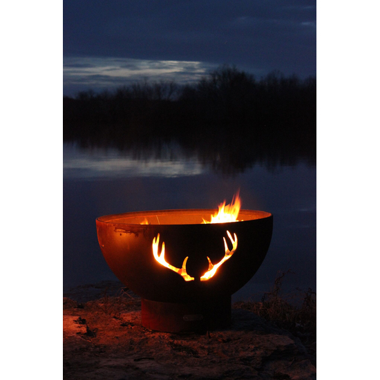Antlers Wood Burning Fire Pit 3