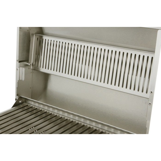 Solaire AllAbout Double Burner warming rack folded up.