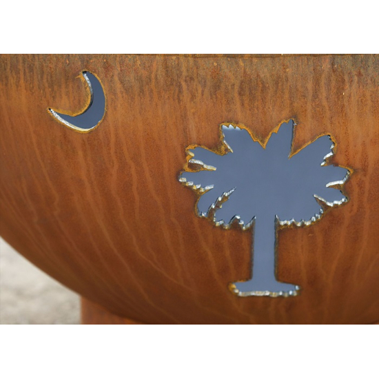 Tropical Moon Wood Burning Fire Pit- 5