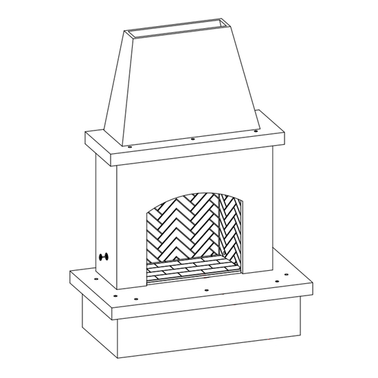 Vented Outdoor Gas Fireplace