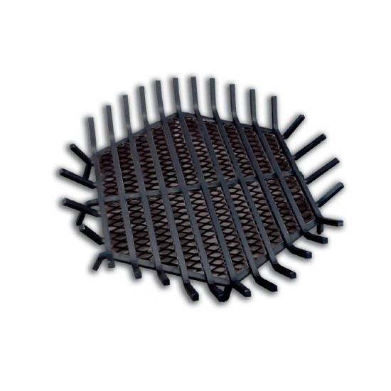 Round Carbon Steel Fire Pit Grate 24 Inch, 24 Round Fireplace Grate
