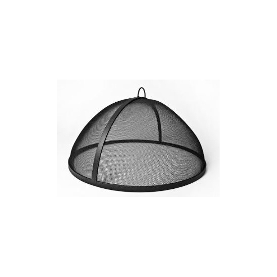 Fire Pit Screen Stainless Steel Dome Style No Hinge