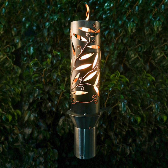 Havana Style Stainless Steel Tiki Torch