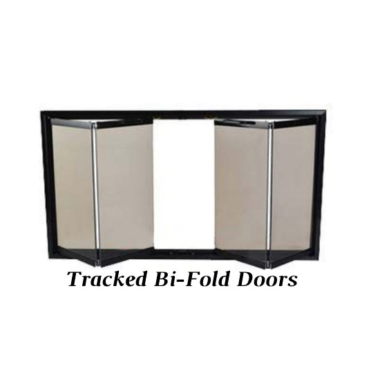 Tracked bi-fold doors