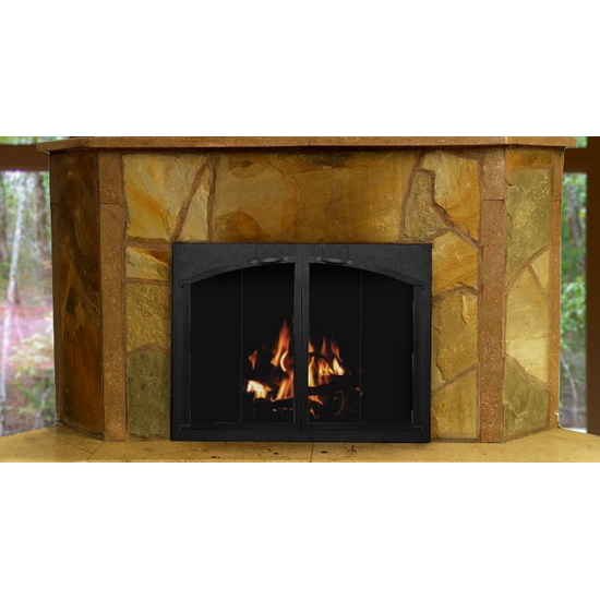 Cascade Arched Conversion Fireplace door - Bifold Doors with Centerbar