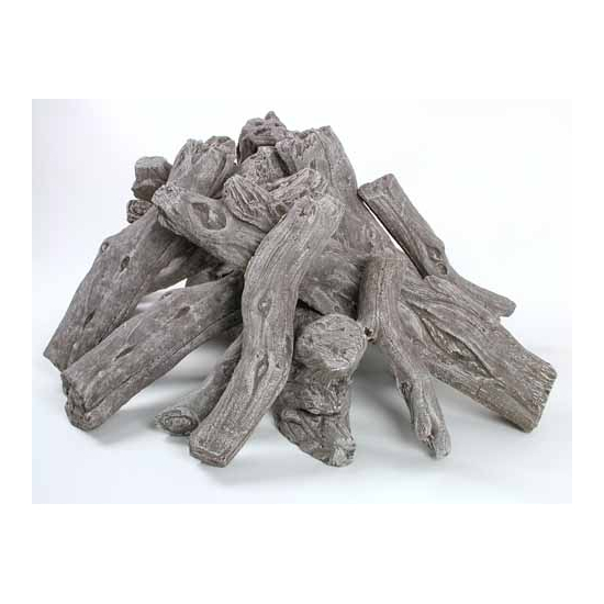 Driftwood Ceramic Gas Logs For Outdoor, Outdoor Gas Fire Pit Ceramic Logs