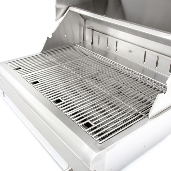 Blaze Traditional 32" Charcoal Grill Head Stainless Steel 4 Individual 9mm Cooking Grids