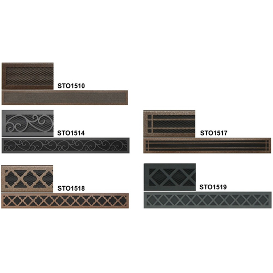 You can choose your favorite of 5 louver design options!