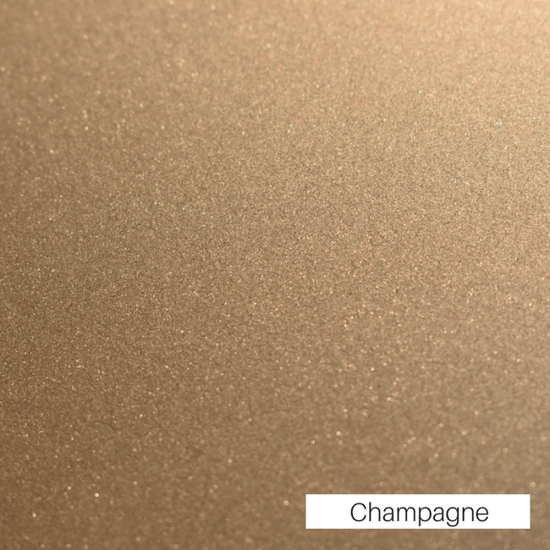 The Mallard Pond decorative design is finished in Champagne powder coat.