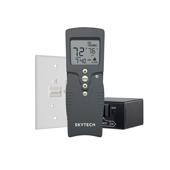 Skytech Fireplace Remote Control Kit With LCD Screen