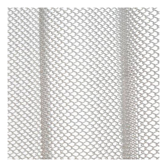 Mesh Aluminum Shower Curtain In Brite, Cascade Coil Shower Curtain Reviews