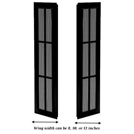 Wing width can be customized in 8, 10, or 12 inch widths
