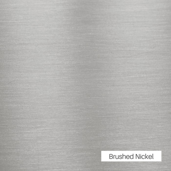 The doors are also available in Brushed Nickel specialty plated finish
