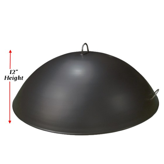 42 Inch Round Dome Carbon Steel Fire Pit Cover Snuffer