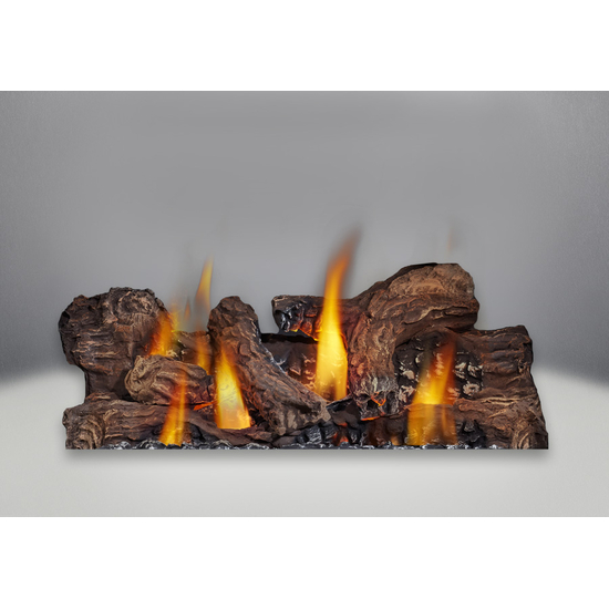Included Phazer Log Set for the Havelock Direct Vent Gas Stove