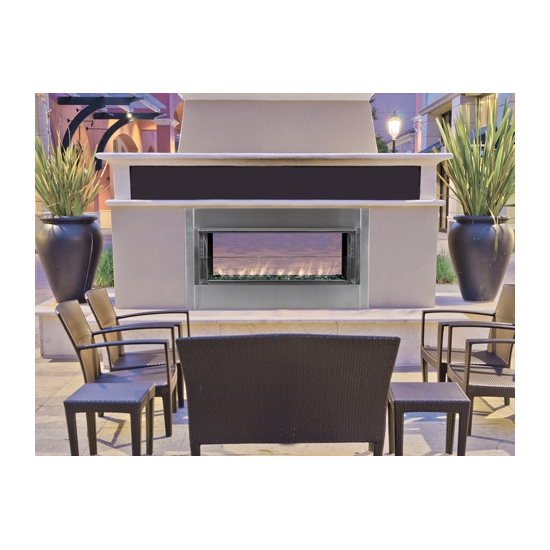 VRE-Outdoor Fireplace Installed