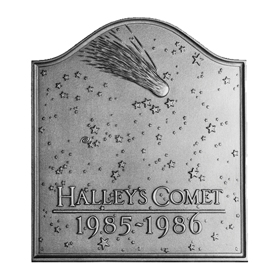 Halley's Comet Design Pennsylvania Fireback