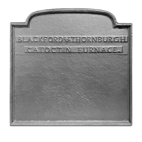 Antique Catoctin Furnace Design Pennsylvania Fireback