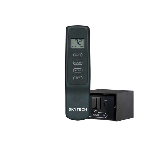 Skytech Battery Operated On/Off/Thermostat Servo Motor Valve Remote Control