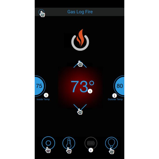 Free iFlame app for Android or Apple Devices