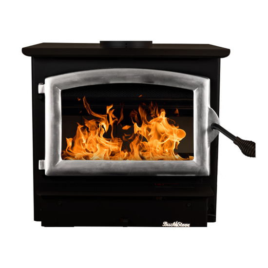 Buck Stove Model 21 Non-Catalytic Wood Stove with Pewter Door