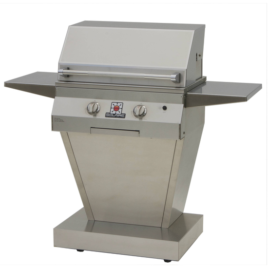 27 inch Solaire Infrared Pedestal Grill shown open