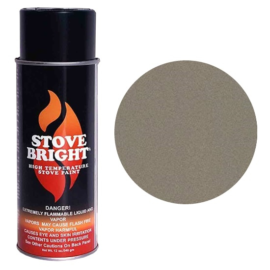 Metallic Brown Stove Bright Spray Can