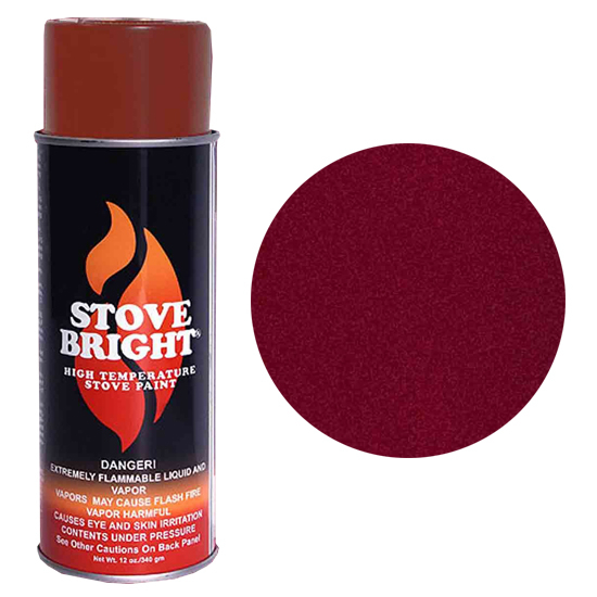 High Temperature Stove Spray Paint - Mojave Red Color