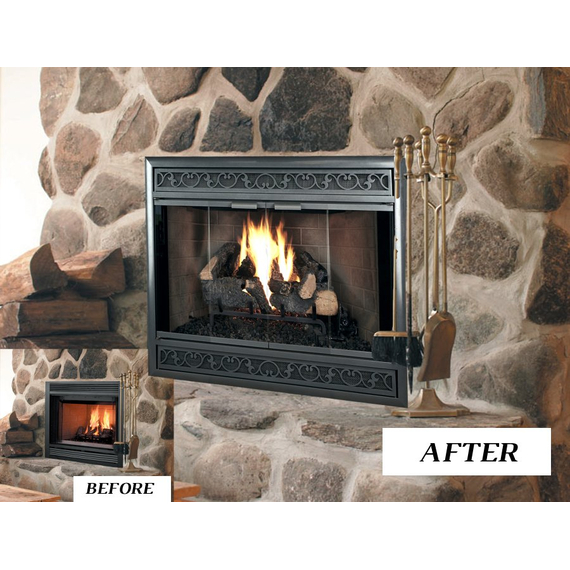 Before & After: Brookfield ZC Deluxe Refacing makeover! (shown with Scroll louvers)